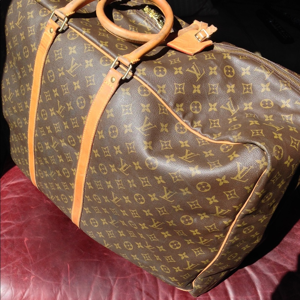 Authentic Vintage Louis Vuitton Monogram Sirius 70 Soft Suitcase